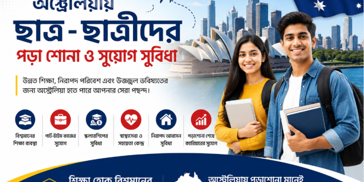 উচ্চশিক্ষায় অস্ট্রেলিয়া অন্যতম জনপ্রিয় শিক্ষাব্যবস্থা